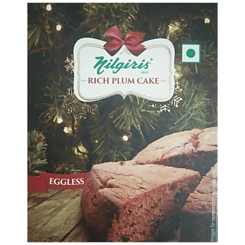 Buy NILGIRIS Rich Plum Cake Soft & Fluffy, Eggless Online at Best