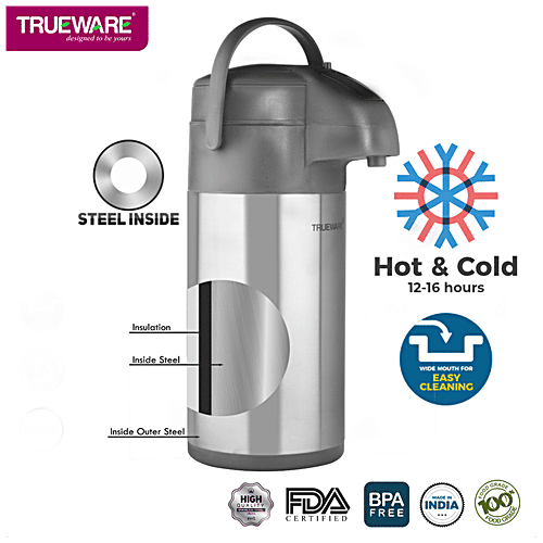 Trueware Airpot Flask - Durable, Leak Proof, 3 L
