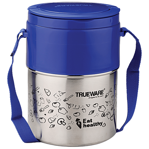 Buy Trueware Steelex Insulated Lunch Box Leak Proof, Air Tight, Microwave Safe Online at Best