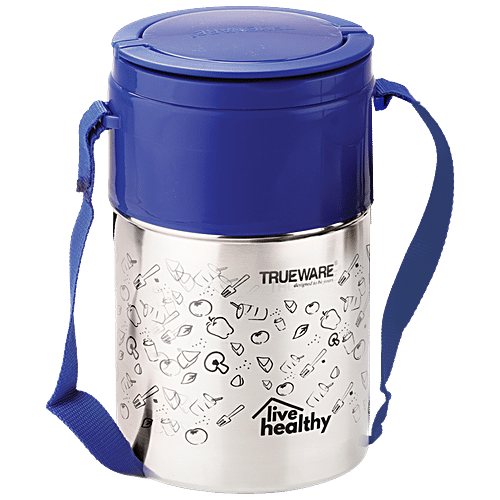 Buy Trueware Steelex Insulated Lunch Box Leak Proof, Microwave Safe Online at Best Price of Rs