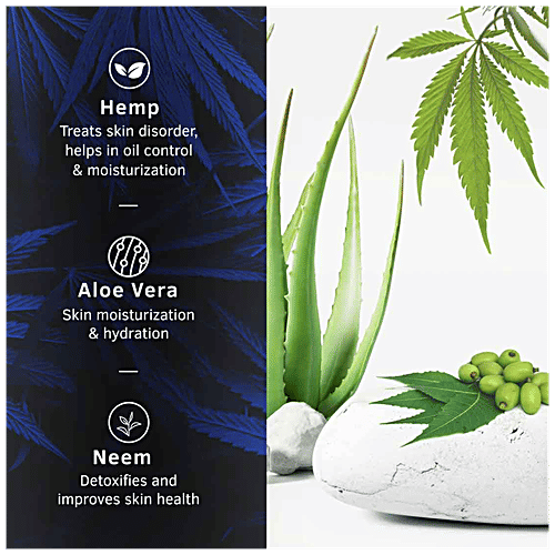 Ustraa Body Lotion - Neem & Hemp, Non-Sticky, Gives Intense Hydration, 99.99% Germ Protection, 200 ml  