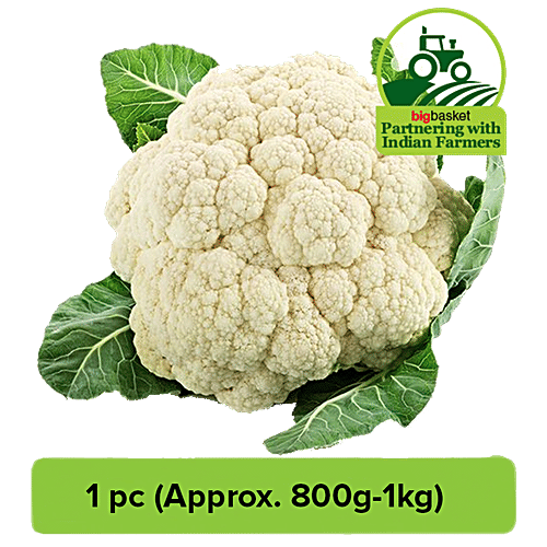 Buy fresho! Cauliflower/Gobi Large, Superior Quality, Rich In