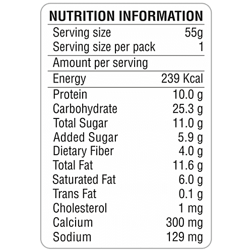 RiteBite Max Protein Max Protein Cookies - Trail Mix, 7 Grain Breakfast, Soft & Chewy, 4g Fiber & Calcium, No Maida, 55 g Box 