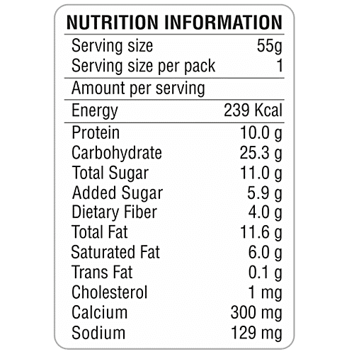 RiteBite Max Protein Max Protein Cookies - Coconut Delite, 7 Grain Breakfast, Soft & Chewy, 4g Fiber & Calcium, No Maida, 55 g (Pack of 6)