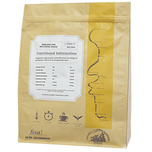 Dorje First Flush Darjeeling Black Tea - With Intense Fruity Flavour, 100 g  