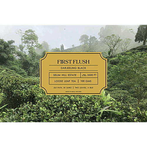 Dorje First Flush Darjeeling Black Tea - With Intense Fruity Flavour, 100 g  