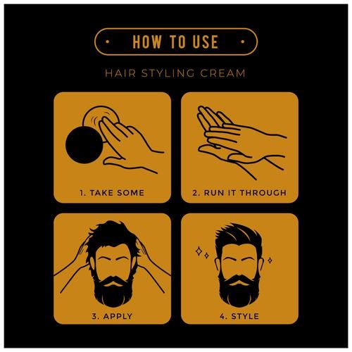 Buy Men Deserve Hair Styling Cream - Strong Hold + Nourishment, Keratin  Restore Online at Best Price of Rs  - bigbasket