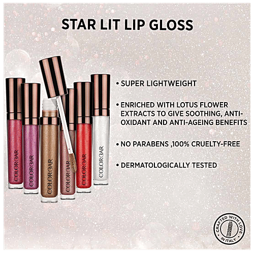 Buy ColorBar Starlit Lip Gloss Super Lightweight, Parabenfree Online