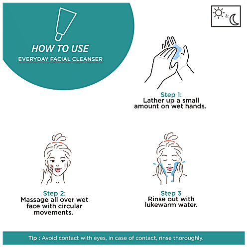 ColorBar Blue Light Defense - Everyday Facial Cleanser, Cleanse, Detoxify & Hydrate, Paraben-Free, 70 ml