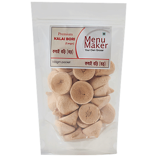 Menu Maker Kalai Bori - Large, Natural, Premium Quality, Rich In Protein, 100 g Pouch