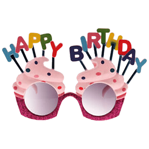 Se7en Eye Glass Party - Fun Accessories, For Birthday Parties, New Year Events, Assorted, 1 pc  