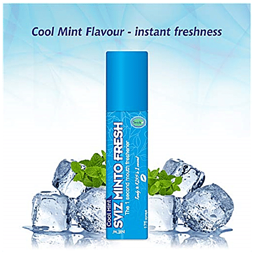 Buy Smyle Sviz Minto Natural Mouth Freshener Reduces Bad Breath, Cool