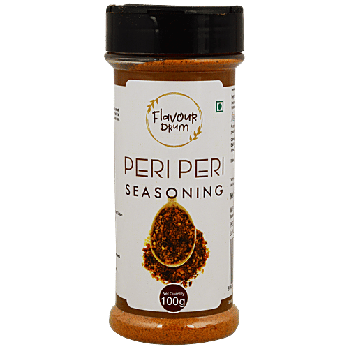 Flavour Drum Peri Peri Seasoning - Made From Organic Sun-Dried Chilies, Adds Tangy Flavour, 100 g
