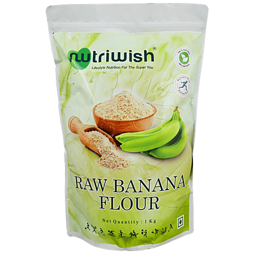 Buy Nutriwish Raw Banana Flour May Help To Lose Weight Online at Best