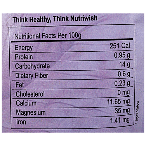 Nutriwish Jamun Seed Powder - Manages Diabetes & Obesity, 500 g  