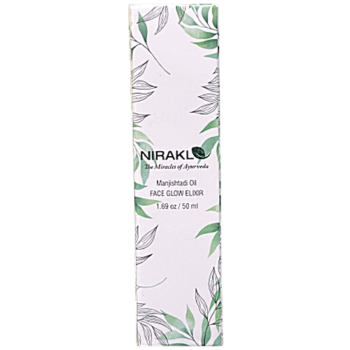 Buy Nirakle Manjishtadi Oil Face Glow Elixir, Ayurvedic Herbs