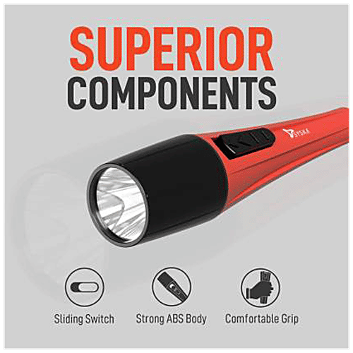 Syska Torch - Plastic, SSK-T052AA-01, 1 pc  