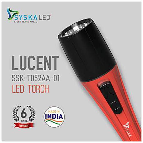 Syska Torch - Plastic, SSK-T052AA-01, 1 pc  