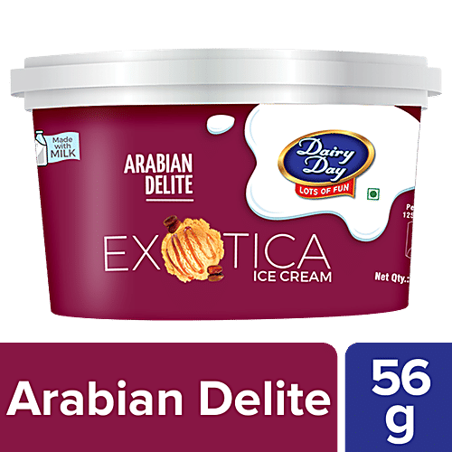 Buy Dairy day Excotia Ice Cream Arabian Delite, Made With Milk Online