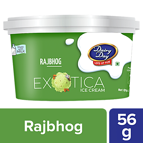 Buy Dairy day Exotica Ice Cream Rajbhog, Made With Milk Online at