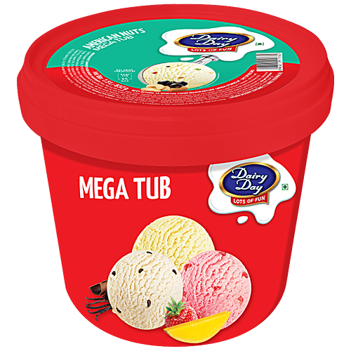Buy Dairy day Ice Cream American Nuts, Rich & Creamy Online at Best