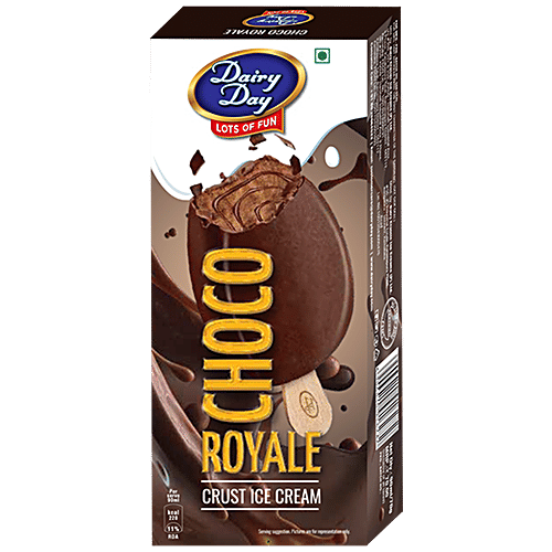 Dairy day Crust Ice Cream Stick - Choco Royale, Rich & Creamy, 90 ml  
