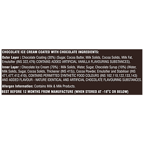 Dairy day Crust Ice Cream Stick - Choco Royale, Rich & Creamy, 90 ml  