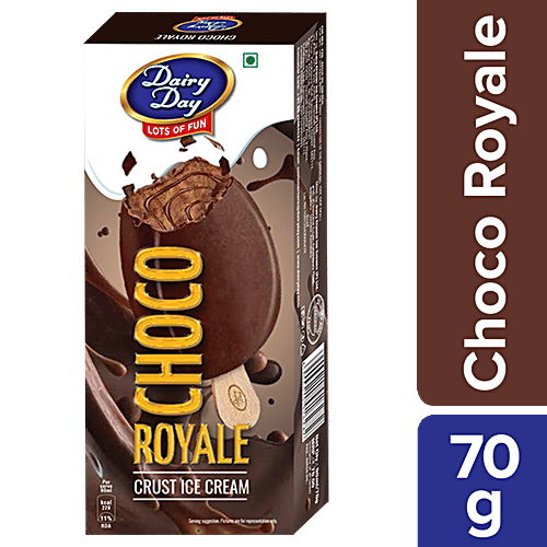 Dairy day Crust Ice Cream Stick - Choco Royale, Rich & Creamy, 90 ml  
