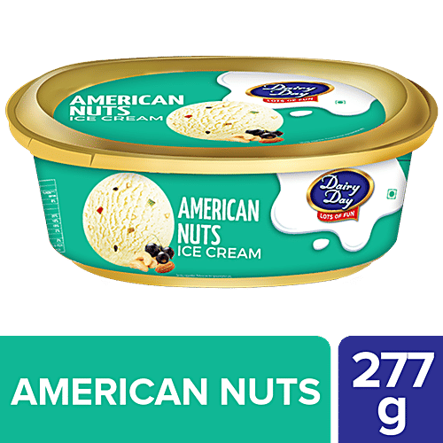Dairy day American Nuts Ice Cream, 500 ml Tub