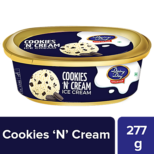 Buy Dairy day Ice Cream Cookie 'N' Cream, Rich & Smooth Texture