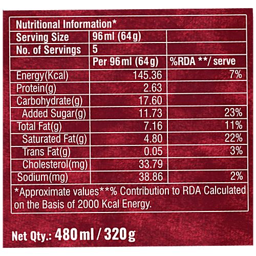 Buy Dairy day Ice Cream Premium Red Velvet, Rich & Creamy Online at