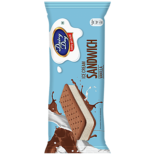 Buy Dairy day Ice Cream Sandwich Vanilla, Rich, Smooth & Creamy