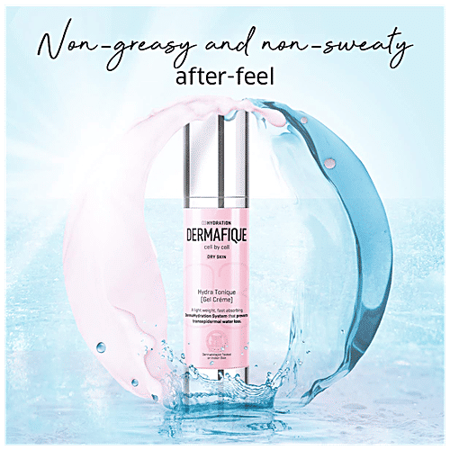 Dermafique Hydra Tonique - Gel Creme Face Serum, For Dry Skin, Dermatologist Tested, 50 g