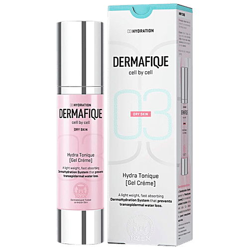 Dermafique Hydra Tonique - Gel Creme Face Serum, For Dry Skin, Dermatologist Tested, 50 g