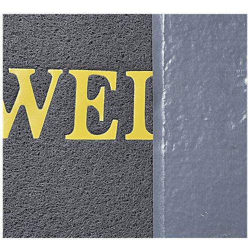 JBG Home Store Door Mat - Grey, Welcome, For Home Entrance, Living & Kids Room, 60 x 40 cm, 1 pc  