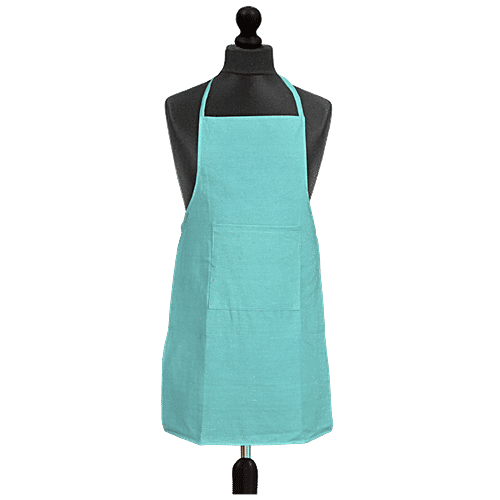 JBG Home Store Kitchen Combo Set - Apron, Pot Holder & Oven Gloves, Cotton, Green, 1 pc