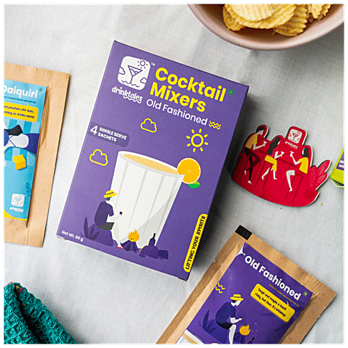 Buy Drinktales Cocktail Mixers Festive Gift Box Assorted Premix, Cosmopolitan, Margarita, Old