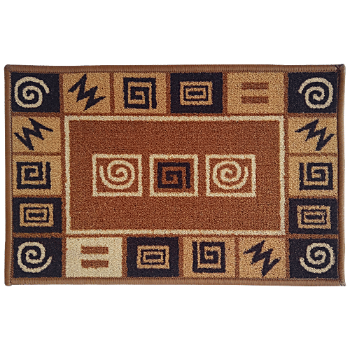 Athom Trendz Anti Skid Door/Floor Mat - Eazy Home Beige, Premium, Strong & Durable, 1 pc