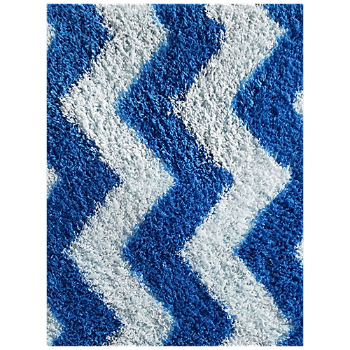 Buy Athom Living Anti Slip Bath/Door/Floor Mat Micro Designer Blue