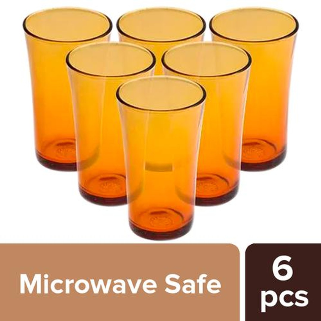 Buy Duralex Lys Amber Highball Tumbler Dishwasher, Microwave Safe, 1012DB/6 Online at Best