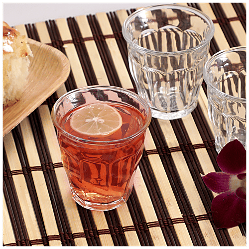 Duralex Picardie Clear Tumbler - Dishwasher, Microwave Safe, 1026AC/4, 220 ml (Set of 4)