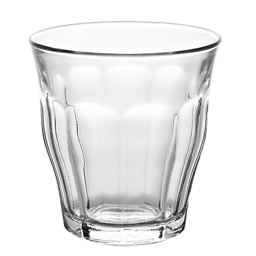 Duralex Picardie Clear Tumbler - Dishwasher, Microwave Safe, 1026AC/4, 220 ml (Set of 4)
