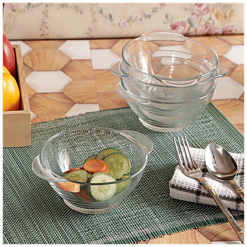 Buy Duralex Lys Clear Bowl With Handles, Microwave & Dishwasher Safe