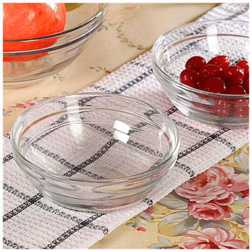 Duralex Lys Clear Stackable Bowl Set - Microwave, Dishwasher Safe, Lightweight, 2020AC/8, 35 ml 8 pcs 