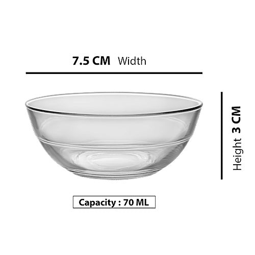 Buy Duralex Lys Clear Stackable Bowl Microwave & Dishwasher Safe