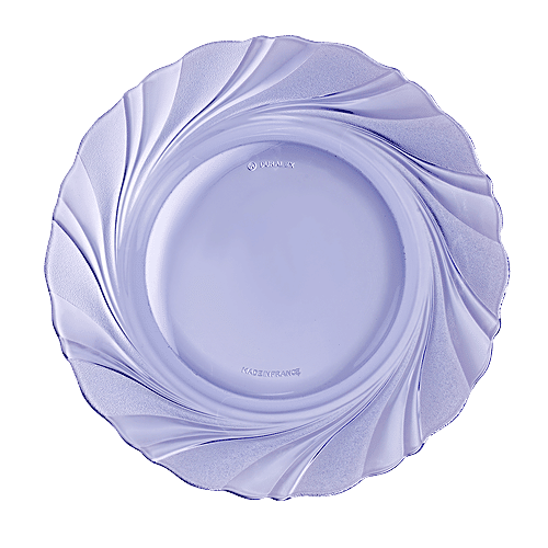 Duralex Beau Rivage Marine Dessert Plate - Chip Resistant, Datable, 3003BF/6, 6 pcs