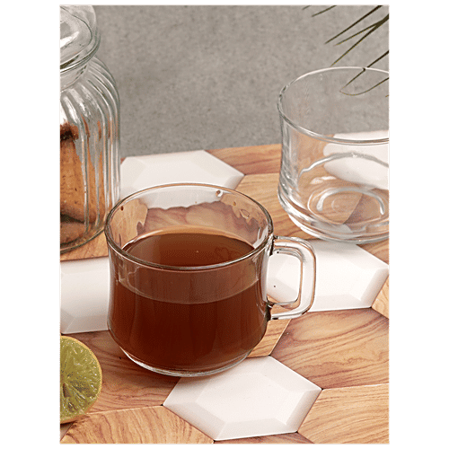 Buy Duralex Lys Clear Stackable Cup Microwave & Dishwasher Safe, 4016AR/6 Online at Best Price