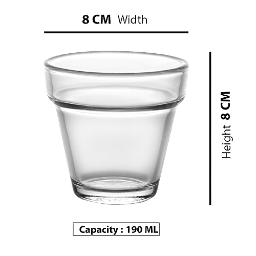 Buy Duralex Arôme Clear Verrine Dishwasher & Microwave Safe, 5001AB/6 Online at Best Price of