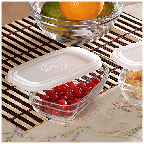 Buy Duralex Freshbox Clear Rectangular With Frosted Lid, Dishwasher
