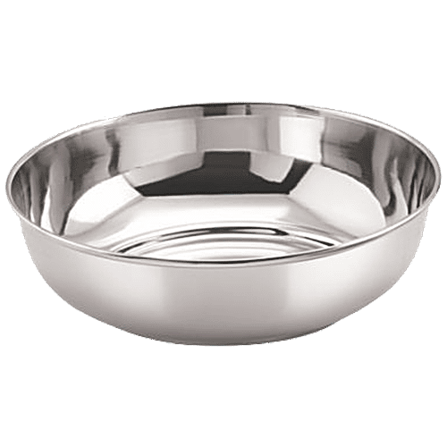 Neelam Stainless Steel Rasmalai Bowl/Vati/Katori - Durable, Size No.7, 22 g PRM, 400 ml